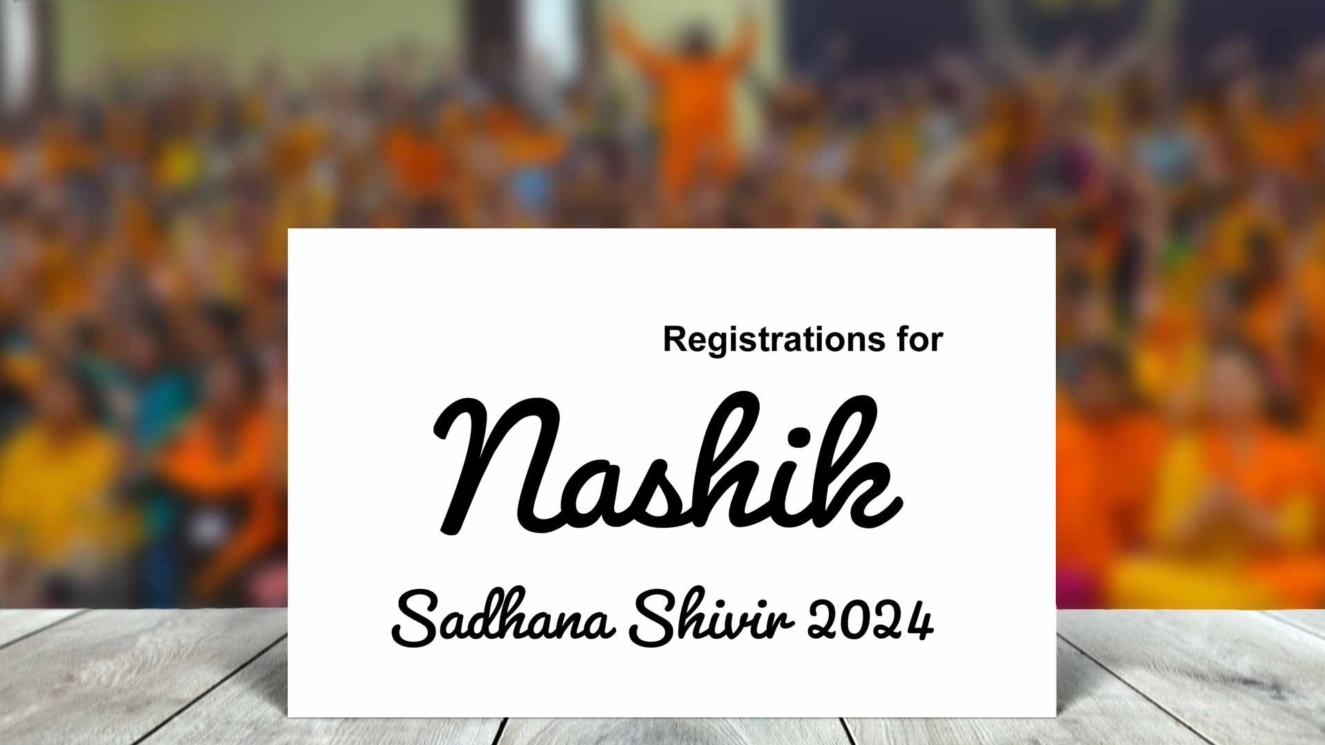 JKYog Nashik Sadhana Shivir